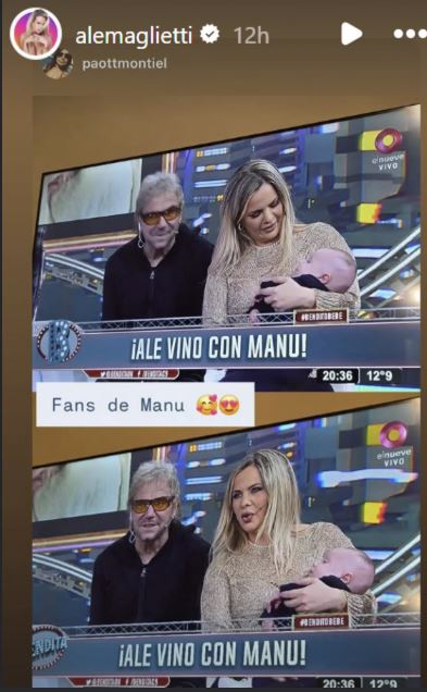 Ale Maglietti presenta a su bebé | Fuente: Instagram/alemaglietti