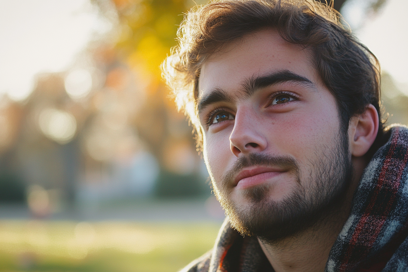 Un hombre reflexivo | Fuente: Midjourney