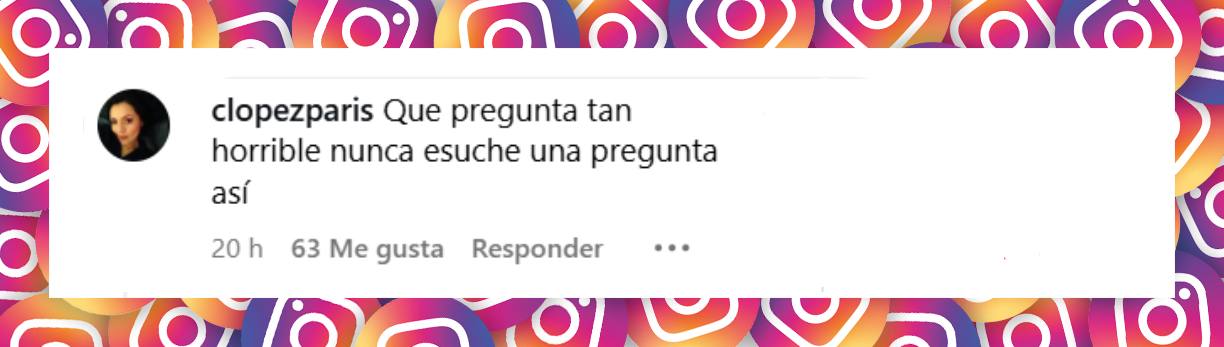 Comentario de una internauta | Fuente: Instagram/americahoytv