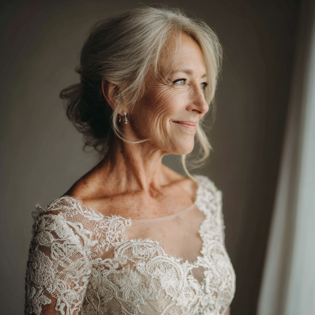 Una mujer mayor sonriente | Fuente: Midjourney