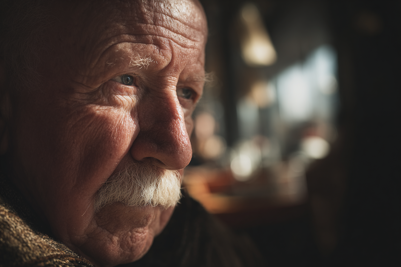 Un hombre mayor | Fuente: Midjourney