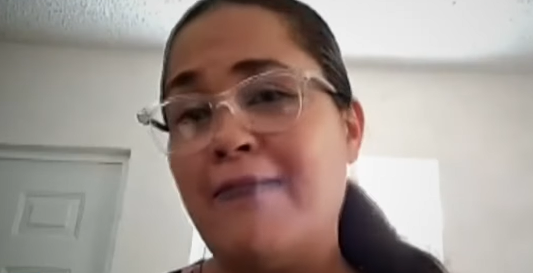 Aracely García, hermana de Julián García Pimentel | Fuente: YouTube/Imagen Noticias