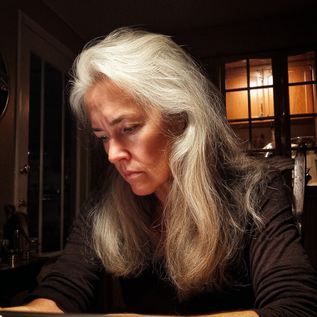 Una mujer mayor disgustada | Fuente: Midjourney