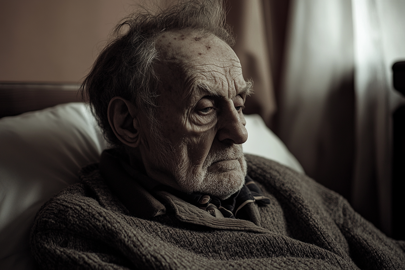 Un hombre con aspecto arrepentido | Fuente: Midjourney