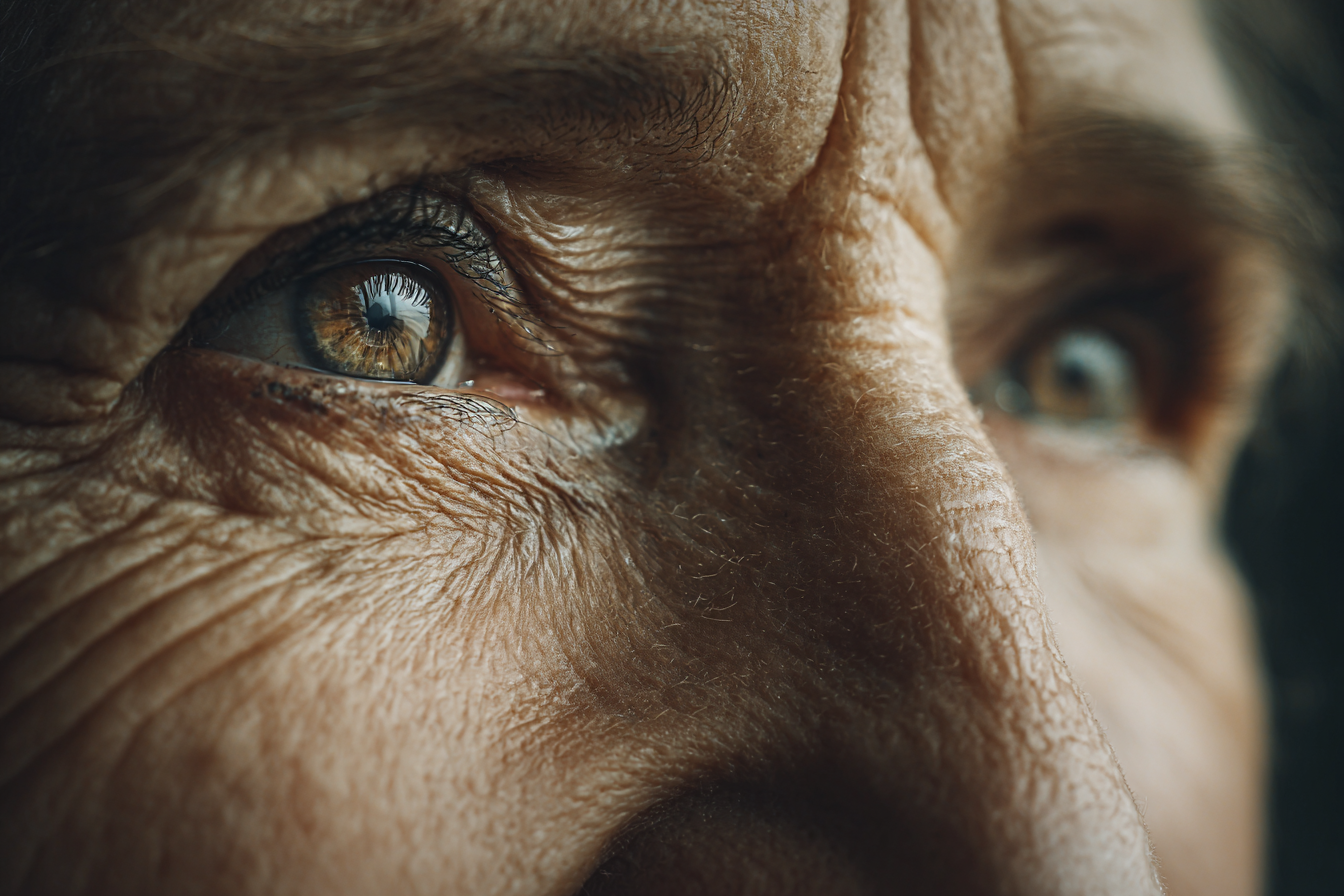 Los ojos de una mujer mayor | Fuente: Midjourney