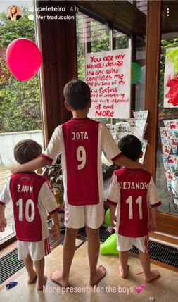 Jota Jr., Alejandro y Zayn | Fuente: Instagram Stories/ajlapeleteiro