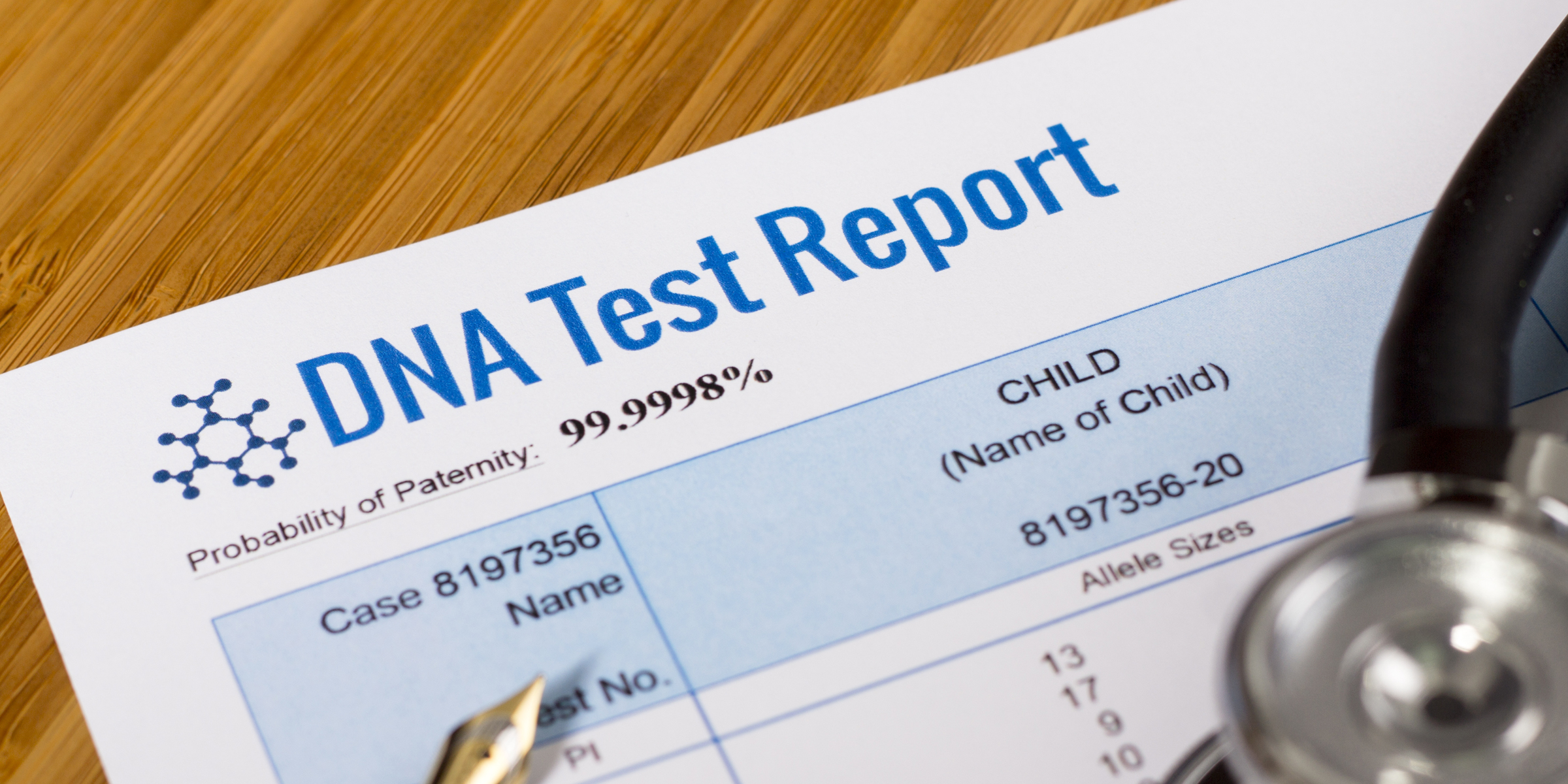 Informe de una prueba de ADN | Fuente: Shutterstock
