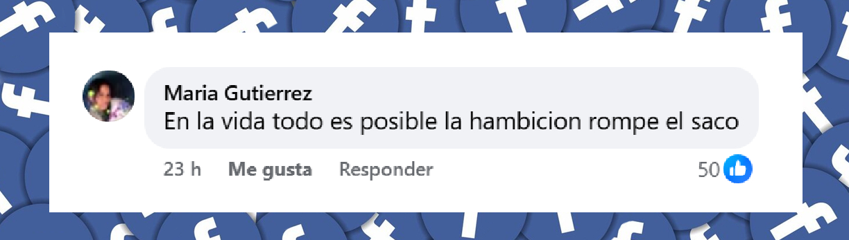 Comentario de una persona en Facebook, al conocer detalles sobre el caso de la muerte de Isak Andic. | Fuente: Facebook/Radio Antena 3 Ecuador.