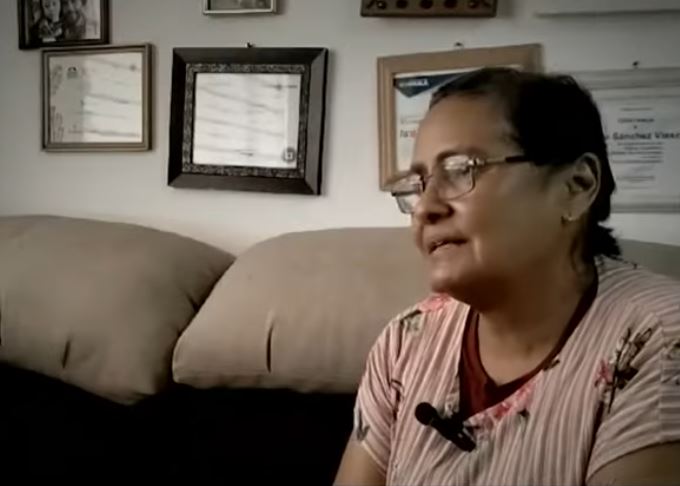 Silvia Ortiz, madre de Fanny | Fuente: Youtube/milenio