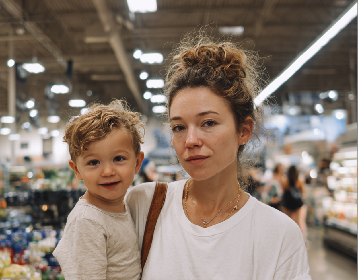 Primer plano de una mujer preocupada | Fuente: Midjourney