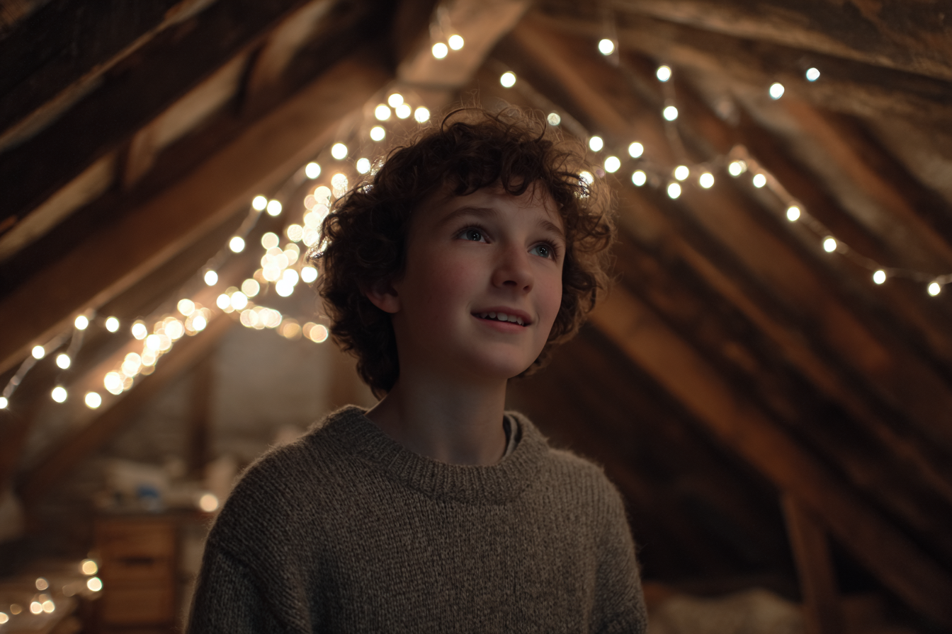 Un adolescente hablando | Fuente: Midjourney