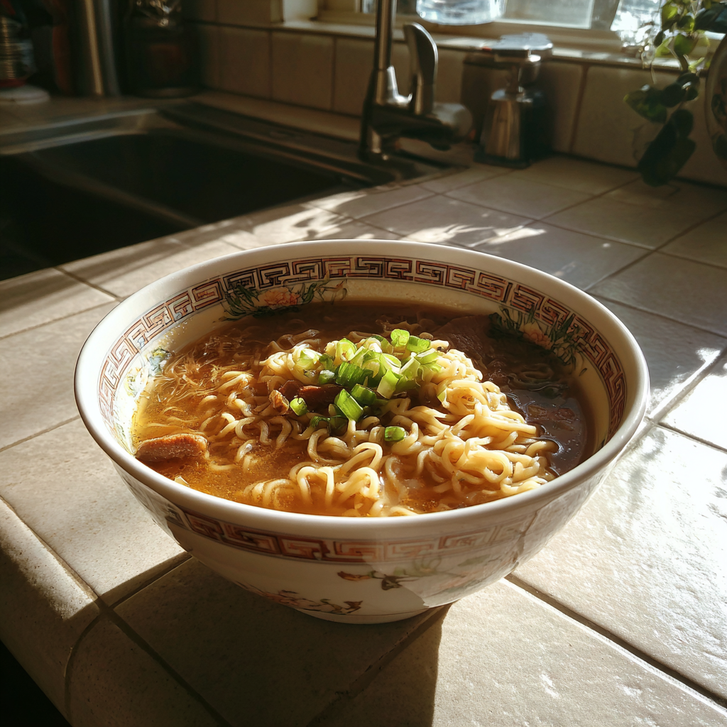 Un cuenco de ramen | Fuente: Midjourney