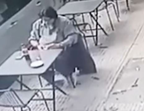 El hombre momentos antes del accidente | Fuente: TikTok/todonoticias