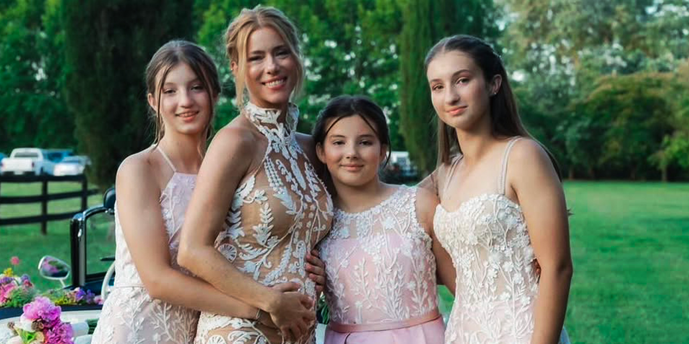 Nicole Neumann con sus hijas. | Fuente: instagram.com/cubero.allegra