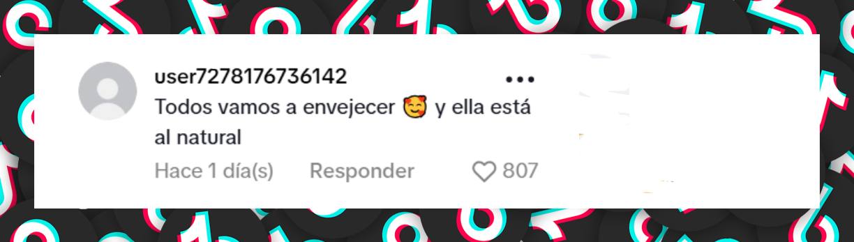 Comentario de un usuario ante el aspecto físico de Carolina Cruz | Fuente: TikTok/rollingstoneenespanol