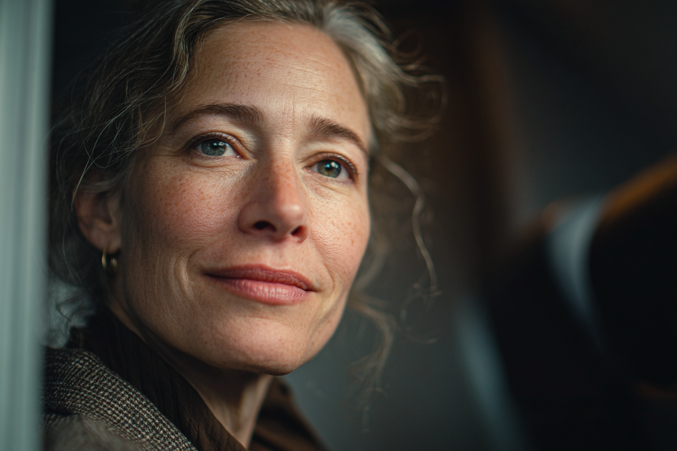 Una mujer sonriendo | Fuente: Midjourney