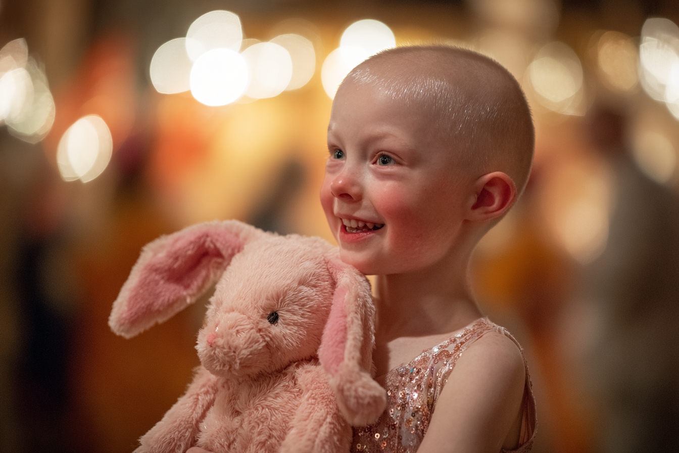 Una niña sonriendo | Fuente: Midjourney