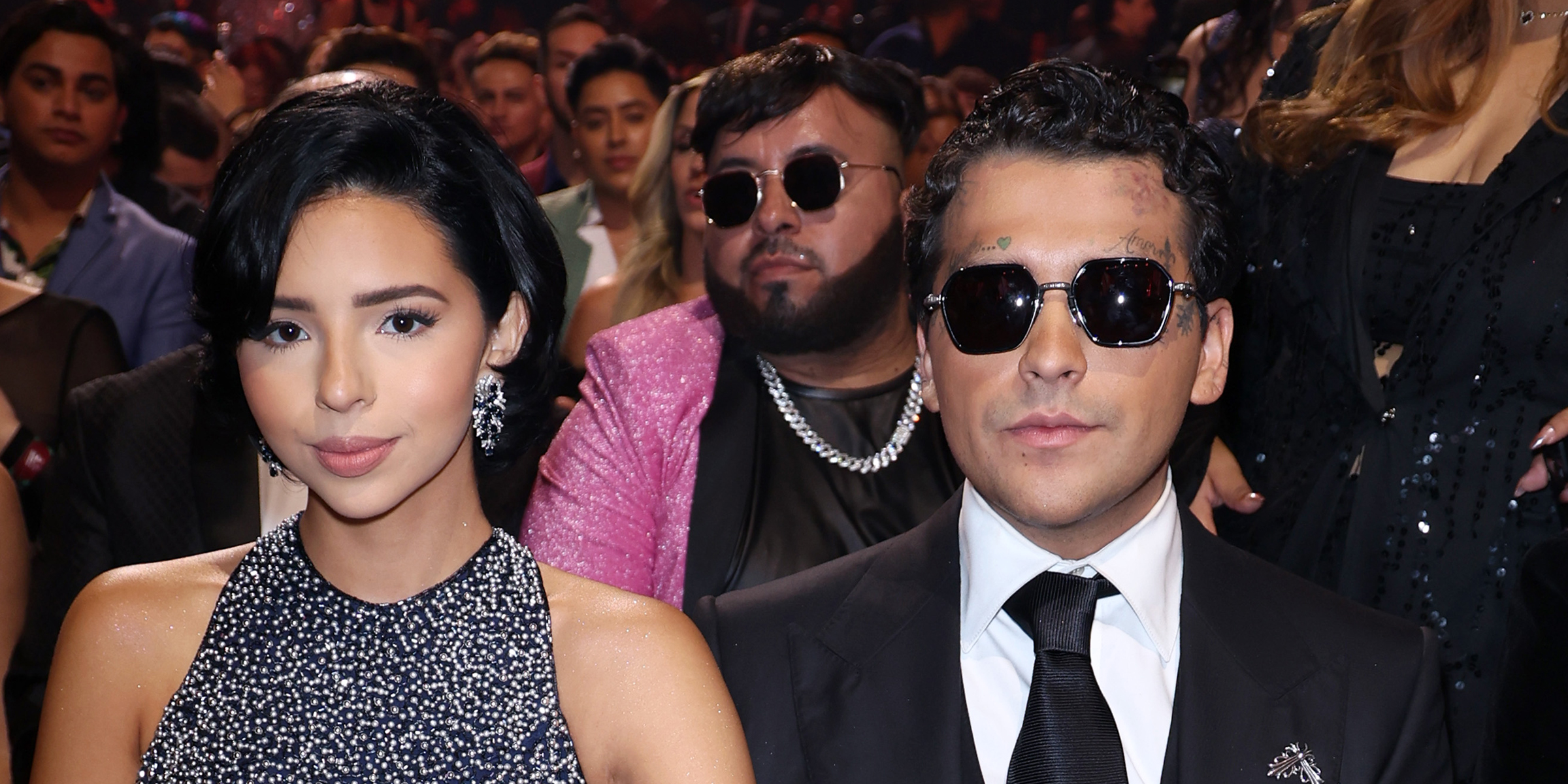 Ángela Aguilar junto a Nodal | Fuente: Getty Images