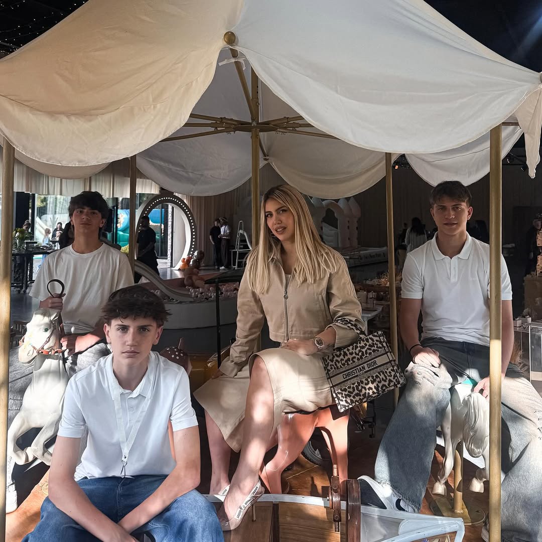 Wanda Nara junto a sus hijos | Fuente: Instagram/wanda_nara