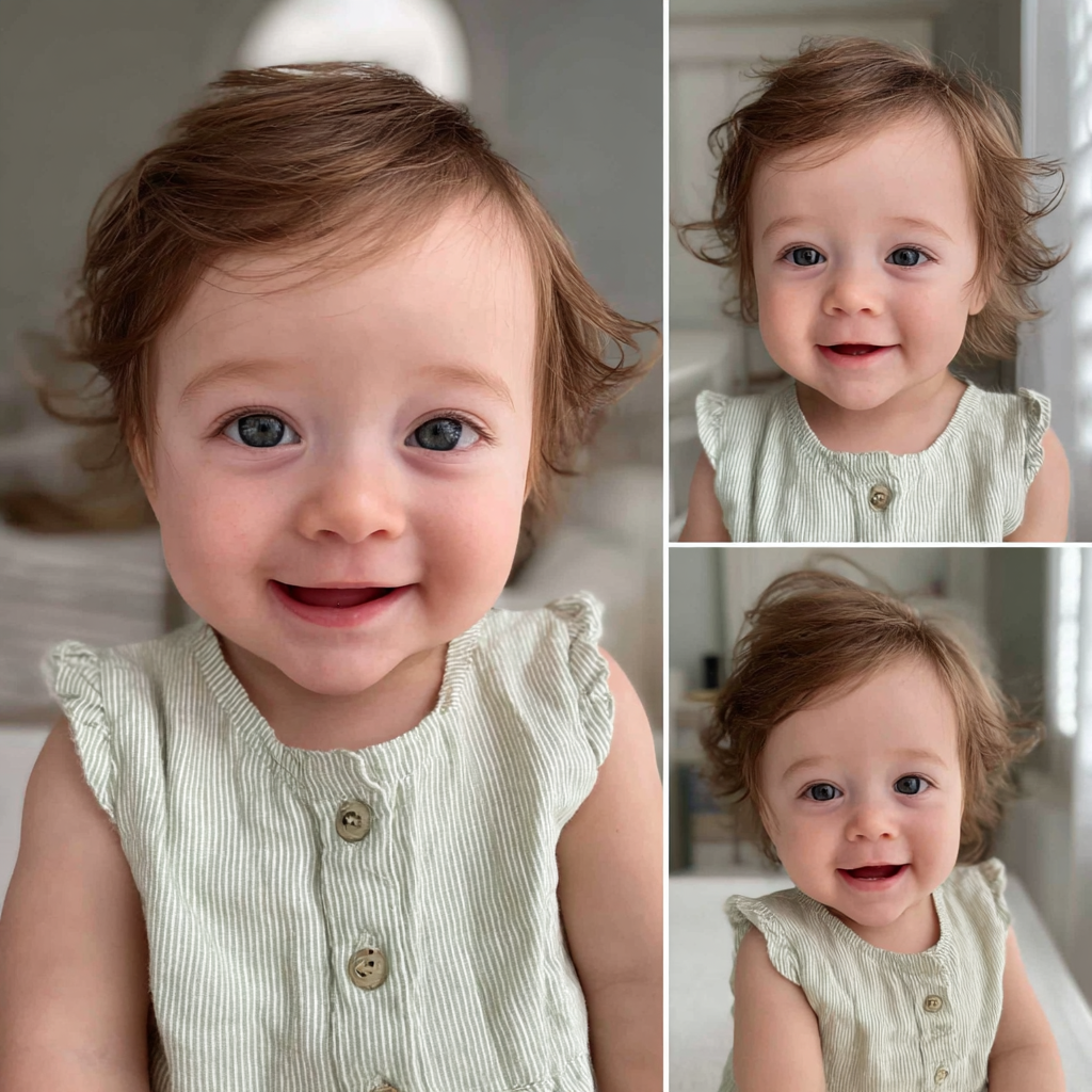 Una niña feliz | Fuente: Midjourney