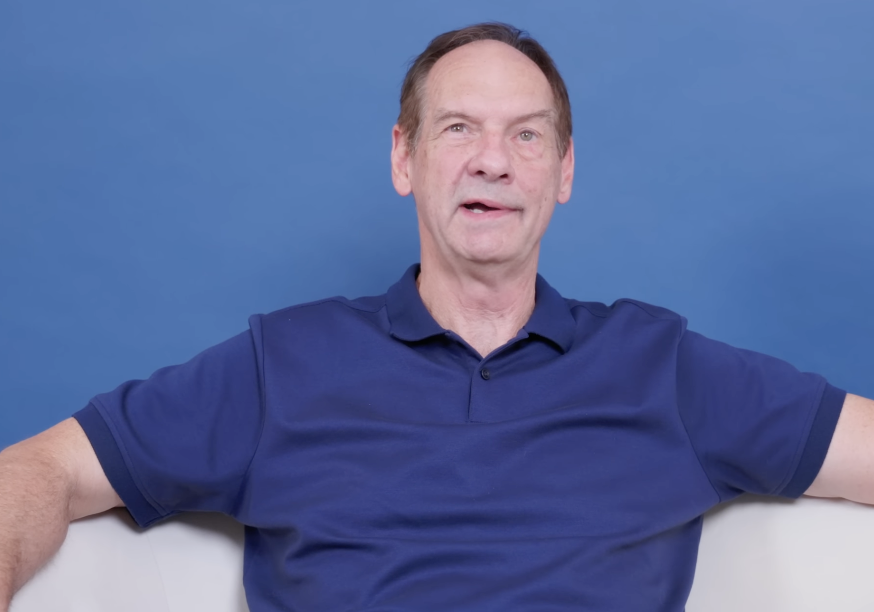Barry Wolf antes de la operación | Fuente: YouTube/@Dr.Truesdale