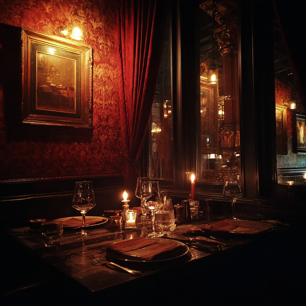 El interior de un restaurante | Fuente: Midjourney