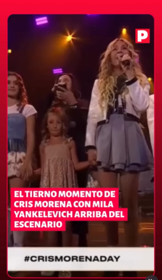 Cris Morena y su nieta, Mila. | Fuente: Instagram/revista_pronto