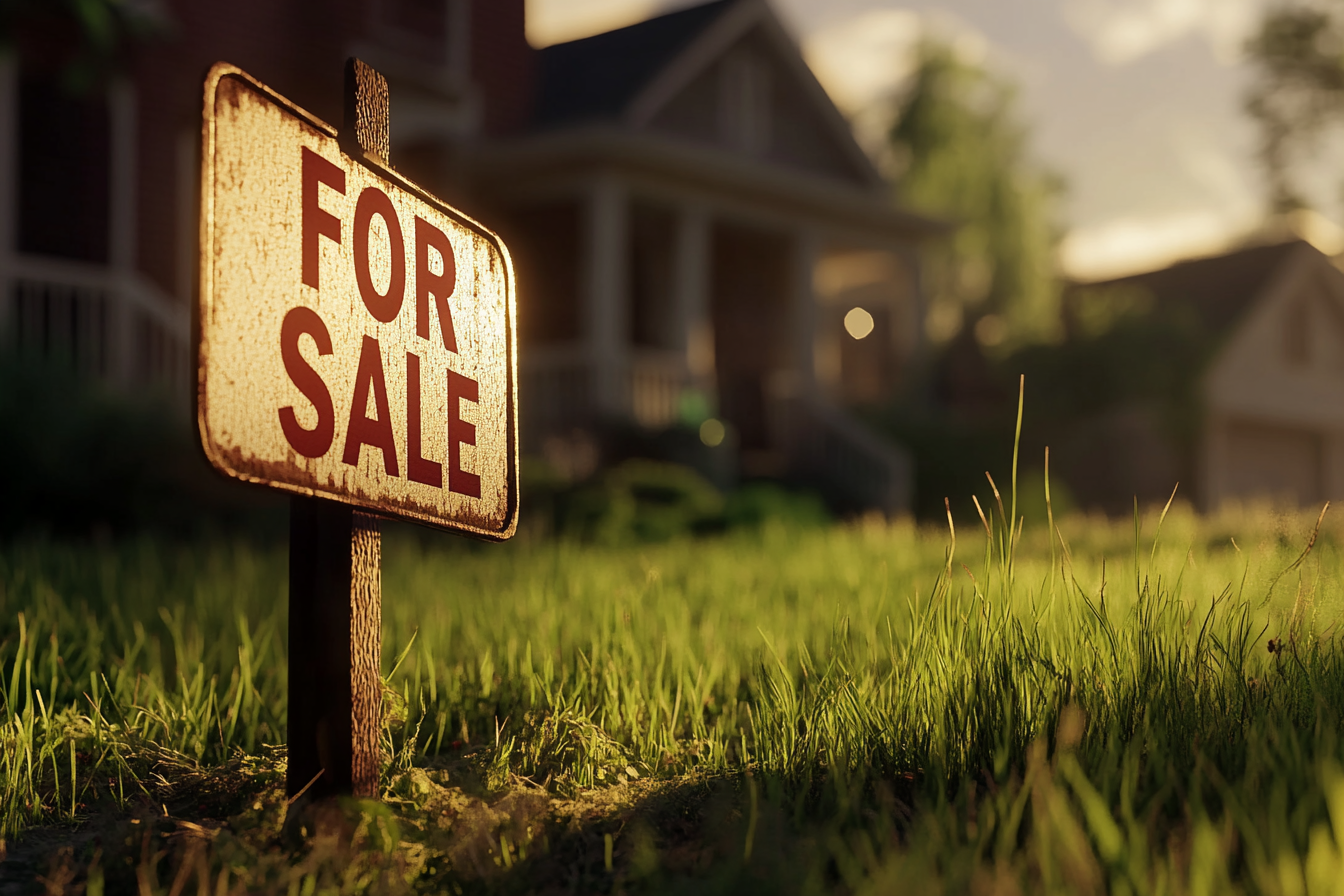 Un cartel de "Se Vende" | Fuente: Midjourney