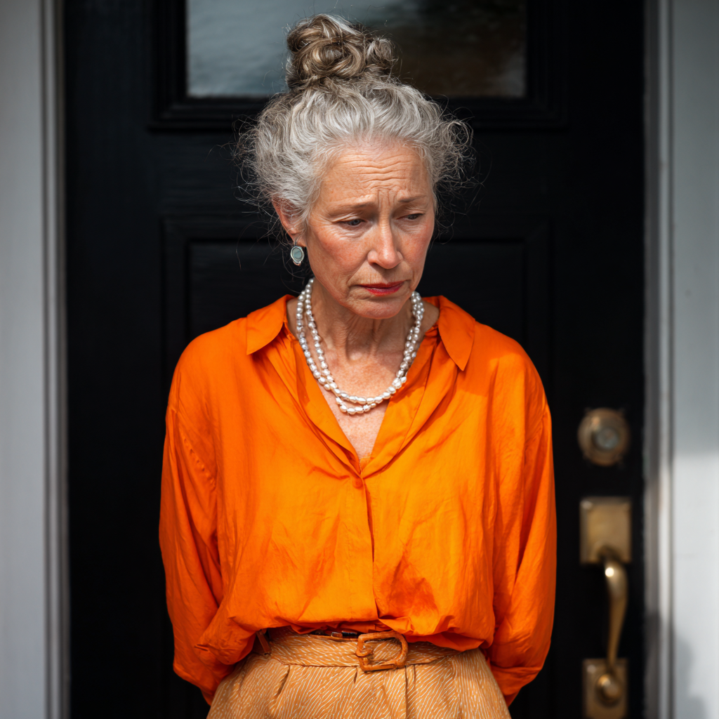 Una mujer mayor emocional | Fuente: Midjourney