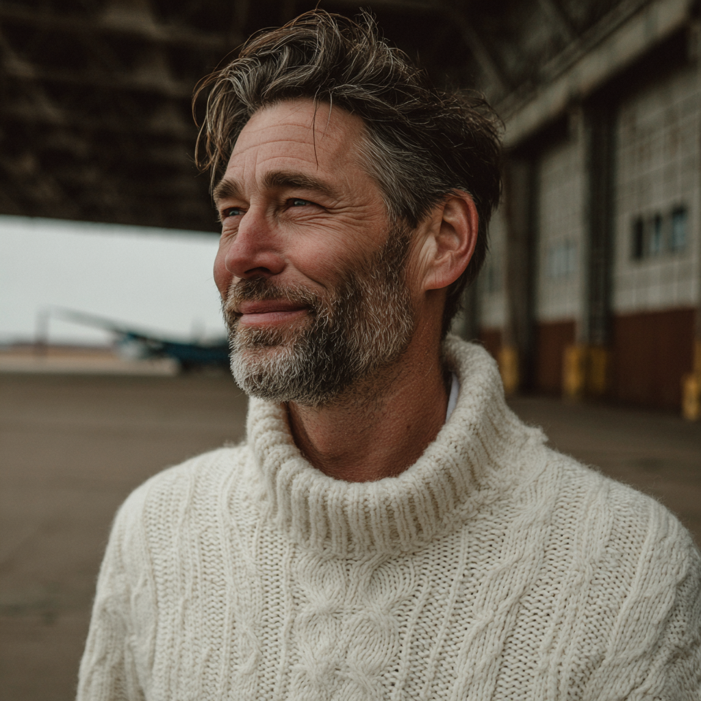 Un hombre mayor sonriente | Fuente: Midjourney