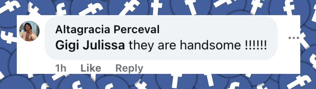 Comentario de un fan sobre Henry y Johan Samuel, publicado el 8 de julio de 2025: "¡Son guapos!" | Fuente: Facebook/Entertainment Tonight