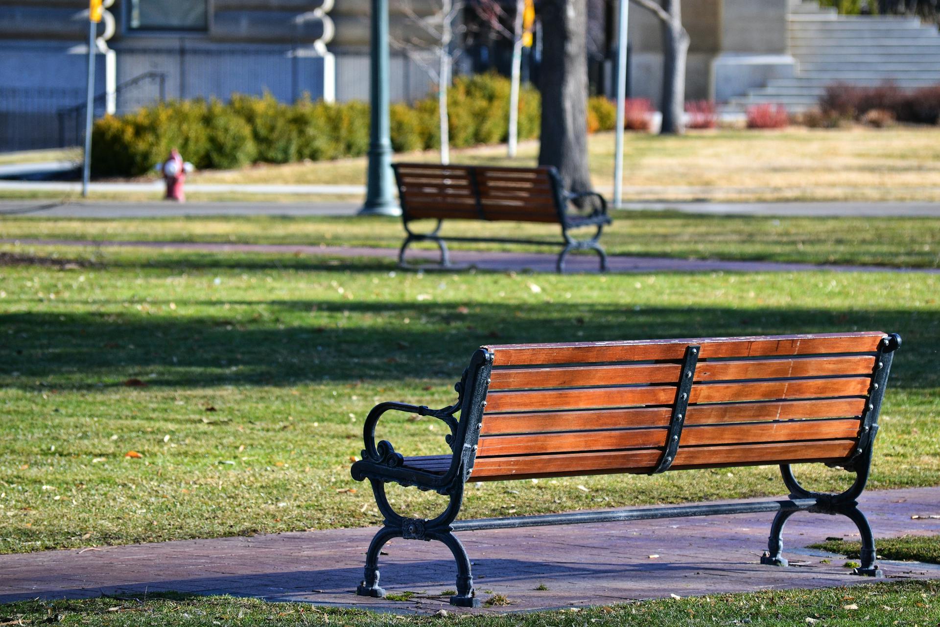 Un banco | Fuente: Pexels