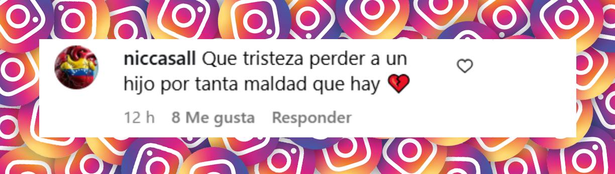 Comentario de una persona ante el asesinato de Fede Dorcaz | Fuente: Instagram/trapitoscalientesoficial