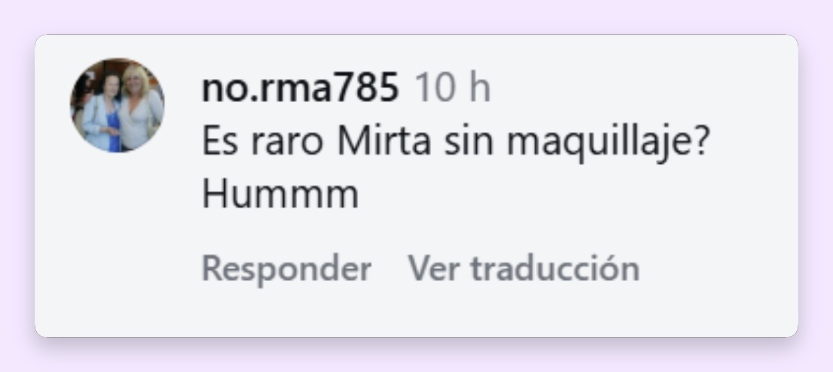 Los internautas quedaron sorprendidos al ver a Mirtha Legrand un poco menos arreglada de lo normal. | Fuente: Instagram/mirthalegrand