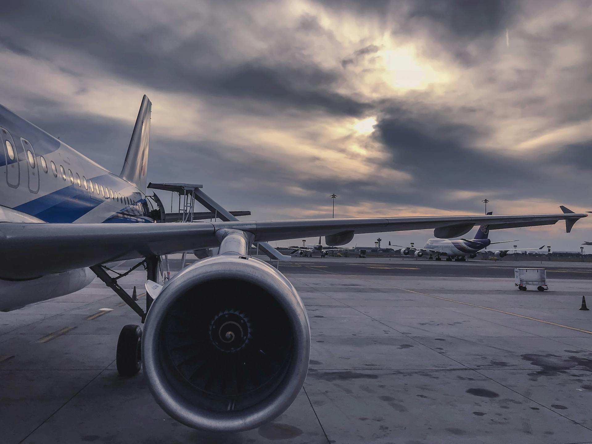 Un ala de avión | Fuente: Pexels