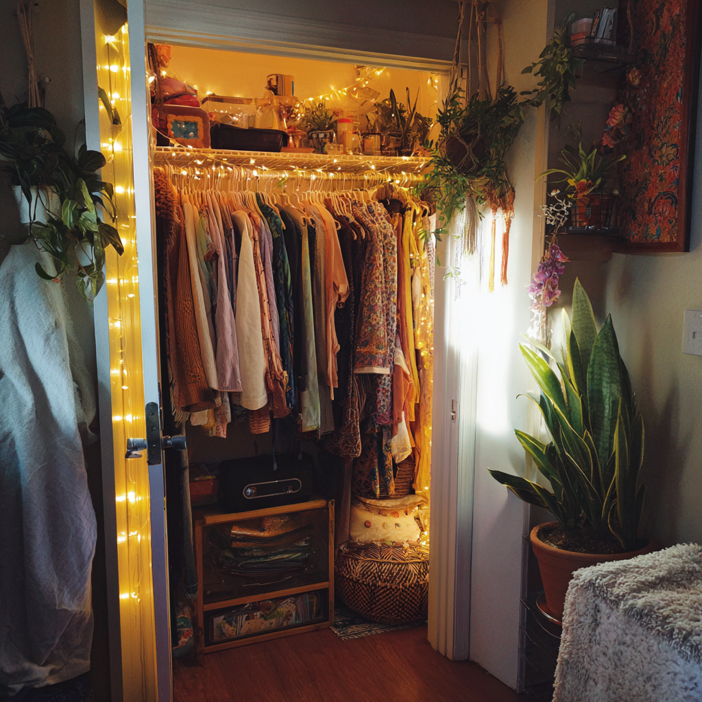 Un armario en un Apartamento | Fuente: Midjourney