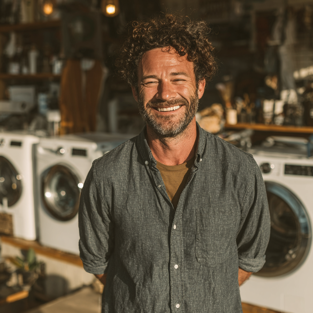 Un hombre sonriendo | Fuente: Midjourney