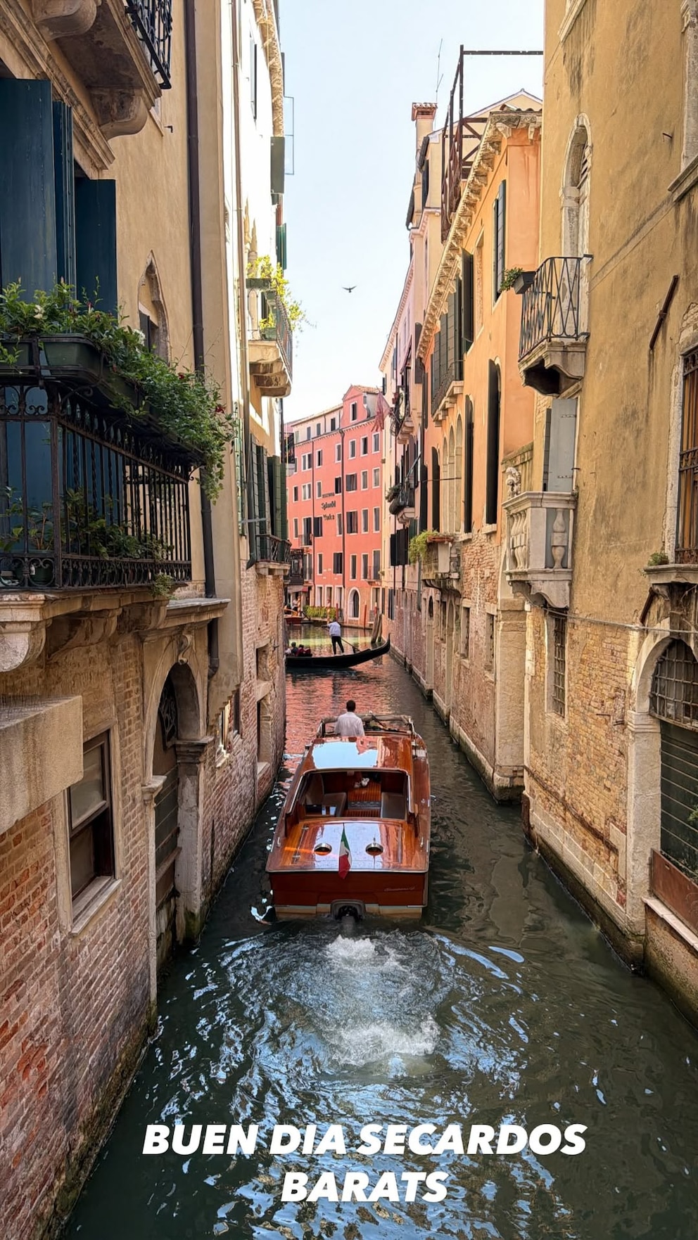 Alex Caniggia saludó a su audiencia desde un canal secundario en Venecia, Italia | Fuente: Instagram Stories/alexcaniggia
