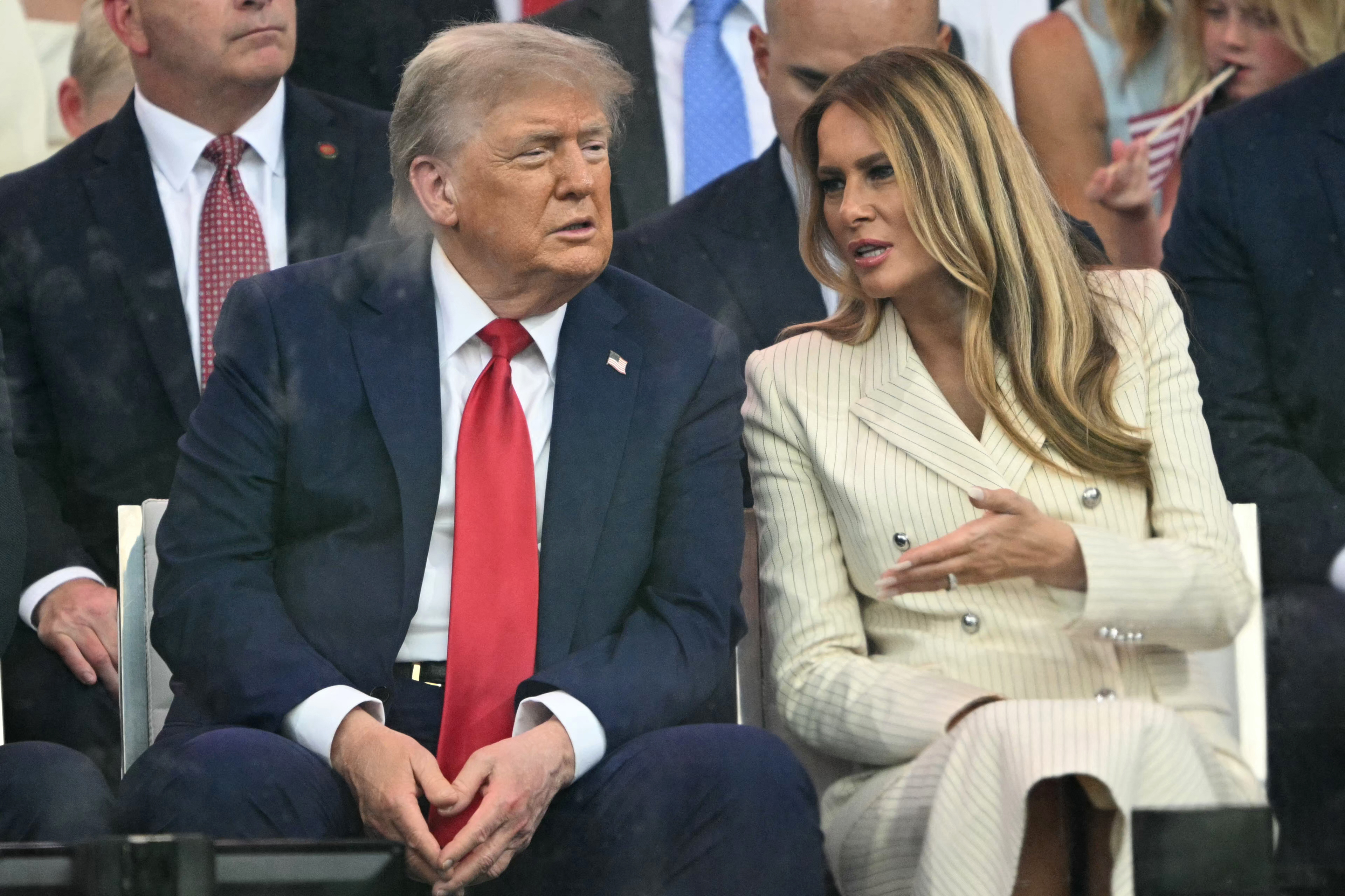 Donald y Melania Trump en Washington, DC, el 14 de junio de 2025 | Fuente: Getty Images