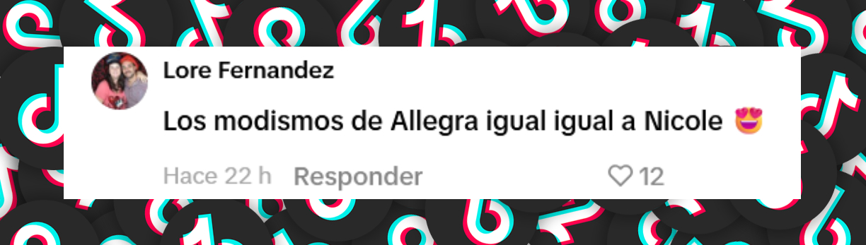 Comentario de una usuaria sobre los Looks de Indiana y Allegra, las hijas de Nicole Neumann | Fuente: TikTok/Luján Sáez x ONA