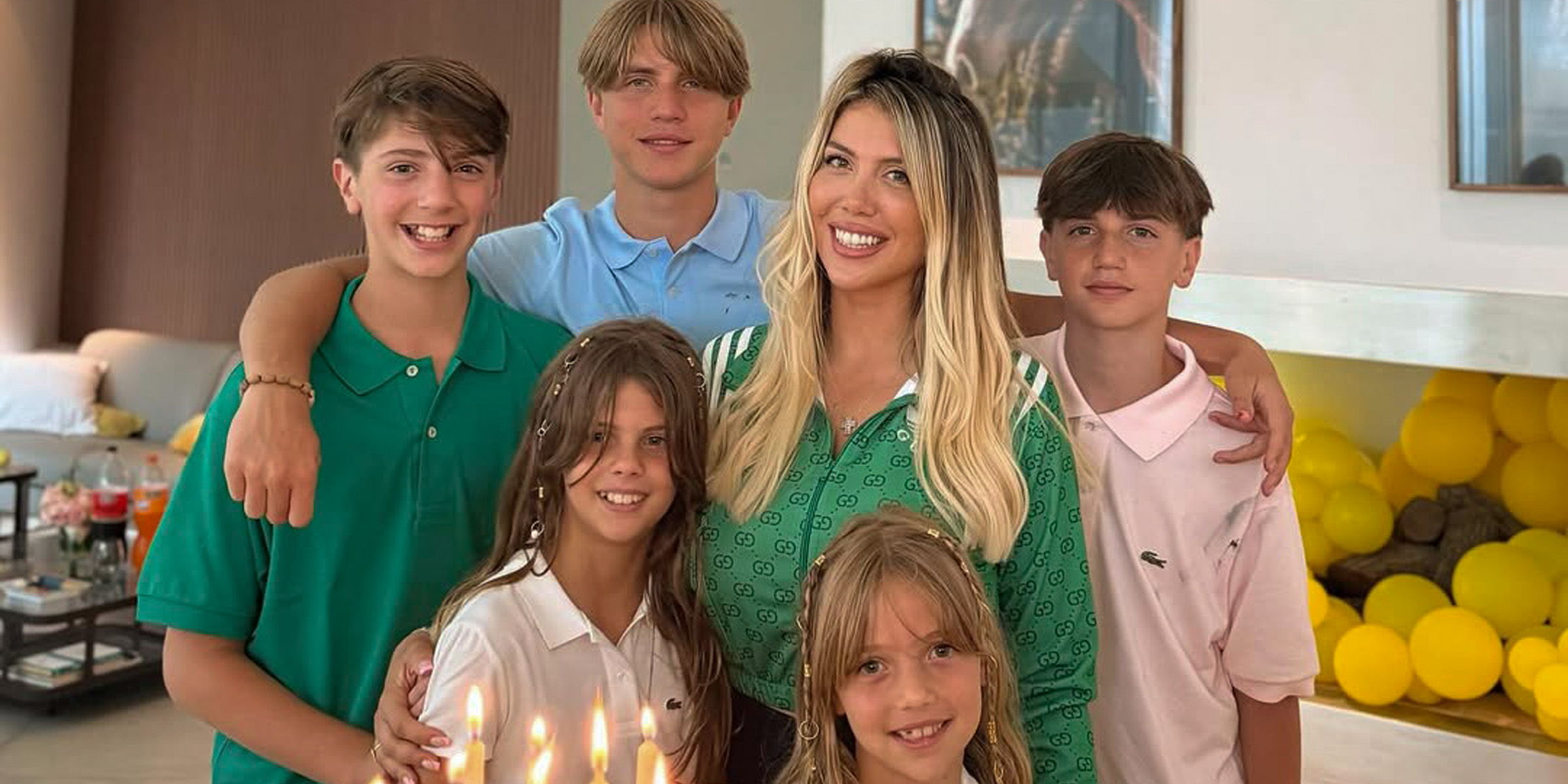 Wanda Nara junto a sus hijos | Fuente: Instagram/wanda_nara