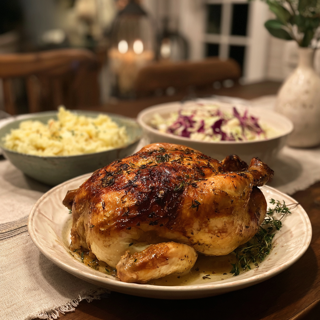 Comida en una mesa | Fuente: Midjourney