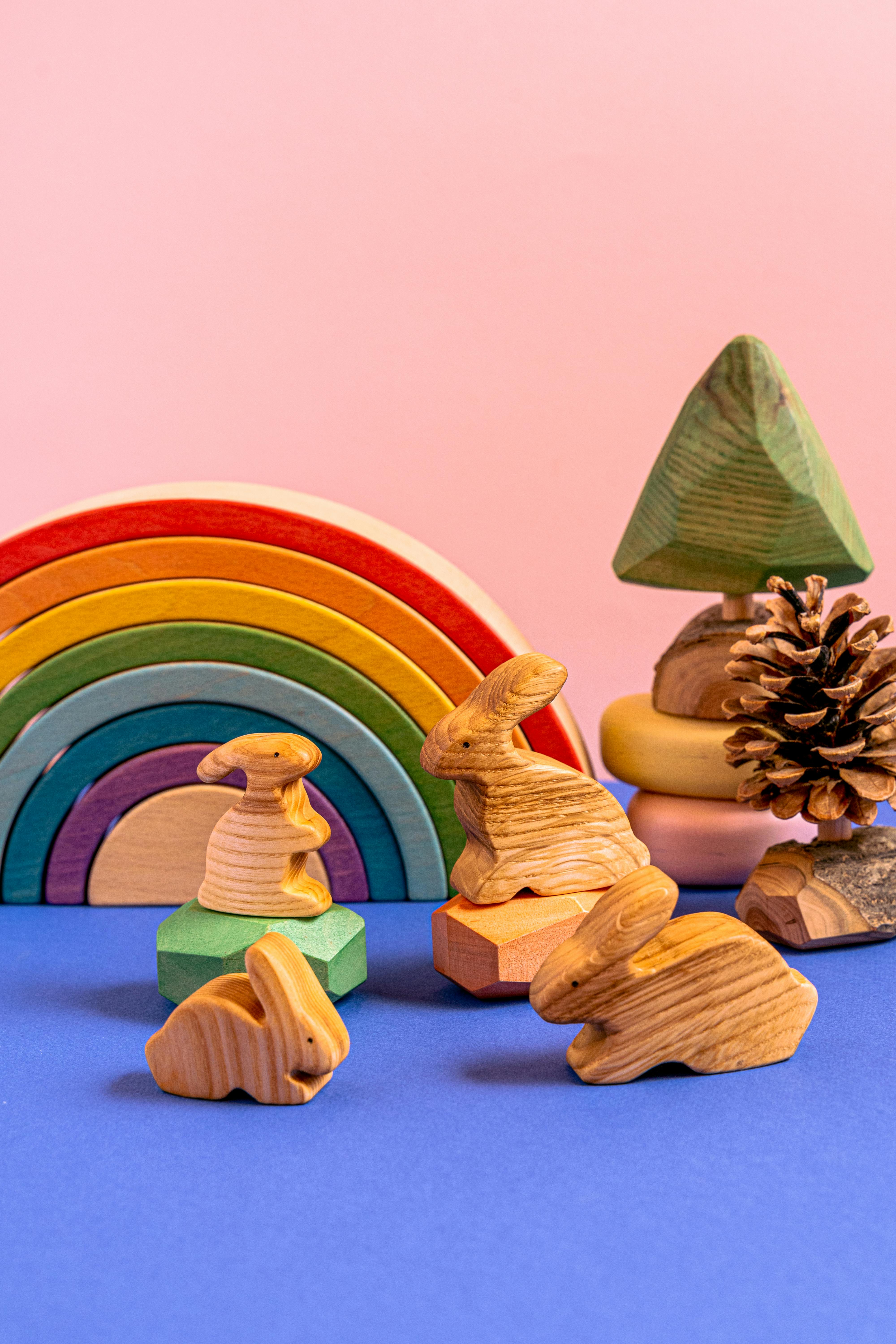 Juguetes de madera | Fuente: Pexels