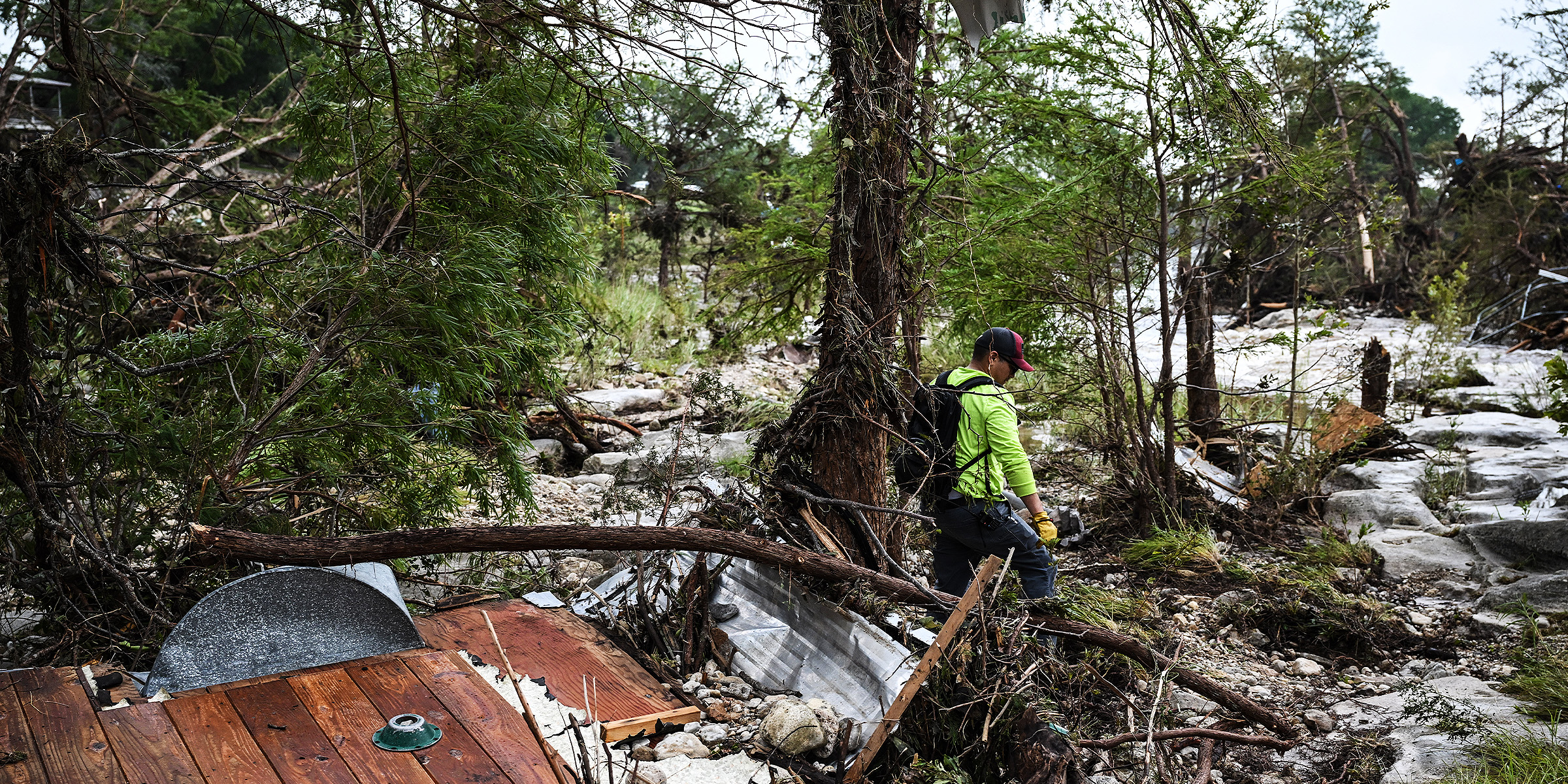 Tragedia en Texas por inundaciones | Fuente: Getty Images