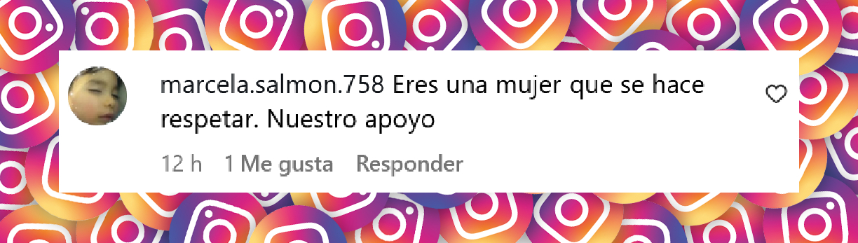 Comentario de una usuaria tras conocerse que Fátima Bosch denunció haber sido víctima de maltrato verbal por parte del directivo tailandés Nawat Itsaragrisil | Fuente: Instagram/milenio
