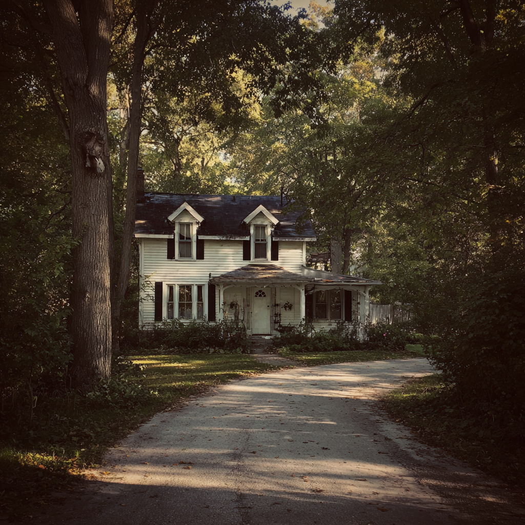 El exterior de una casa | Fuente: Midjourney