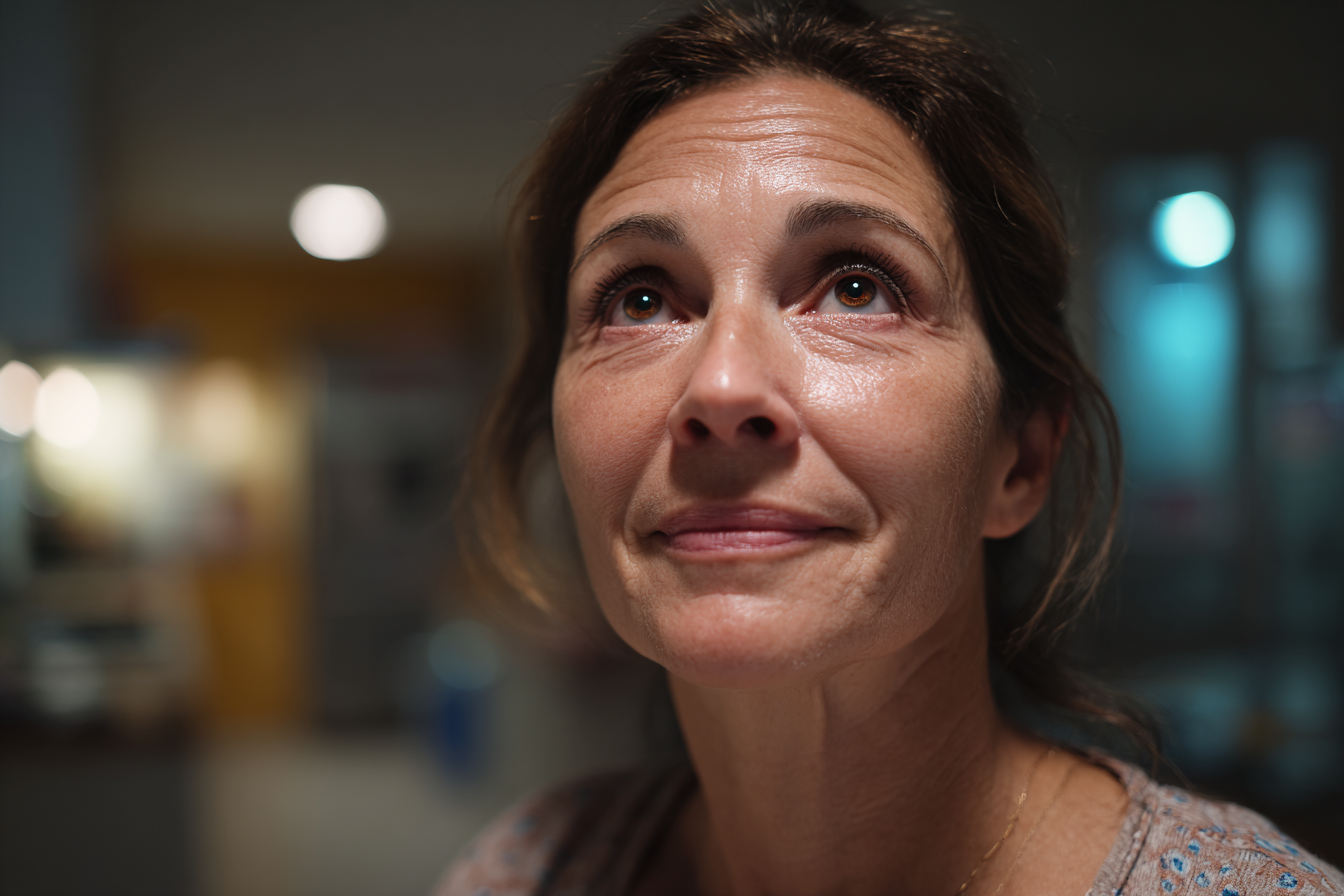 Una mujer hablando con su marido | Fuente: Midjourney