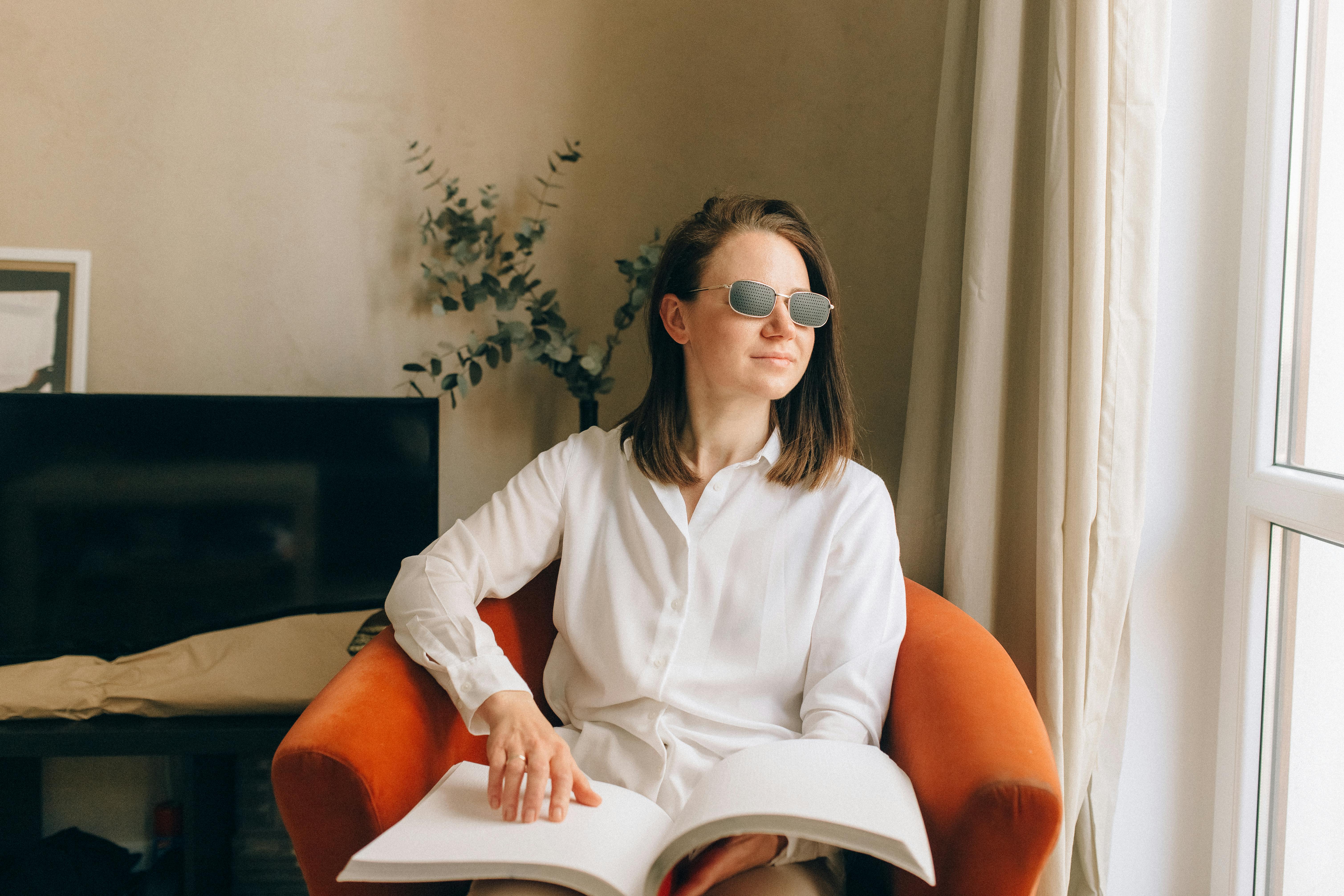 Una mujer ciega | Fuente: Pexels