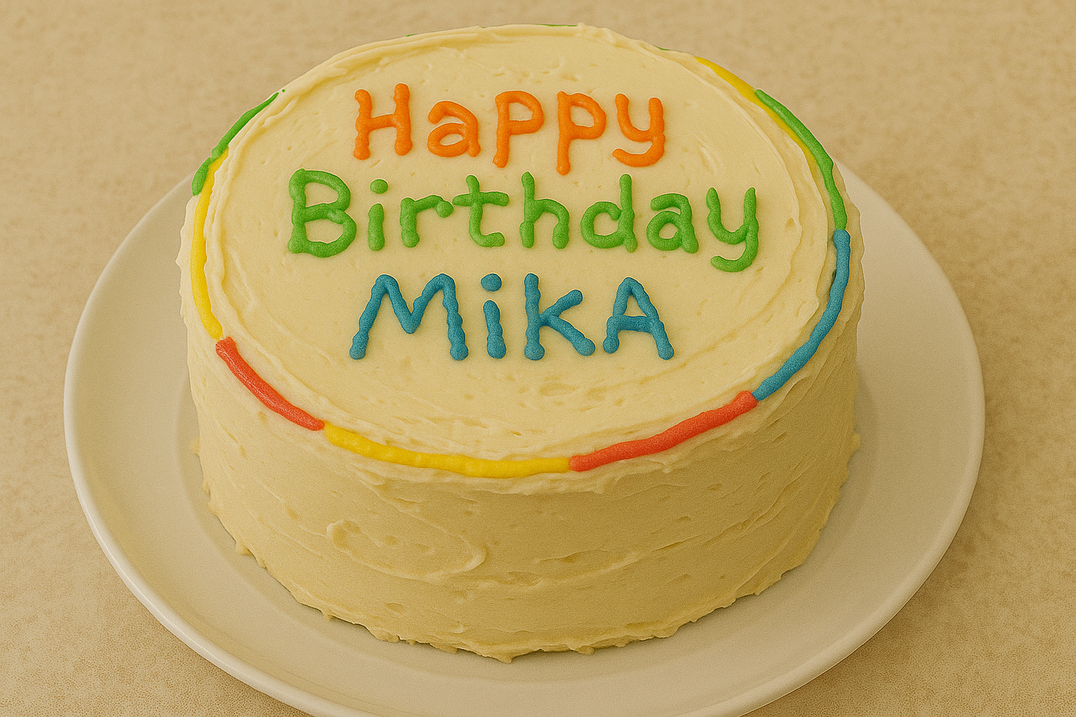 Un Pastel de cumpleaños | Fuente: DALL-E