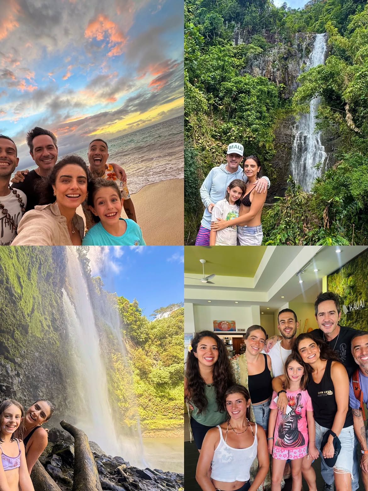 Las vacaciones de Aislinn Derbez, Mauricio Ochmann y su hija Kailani en Hawái | Fuente: Instagram/aislinnderbez